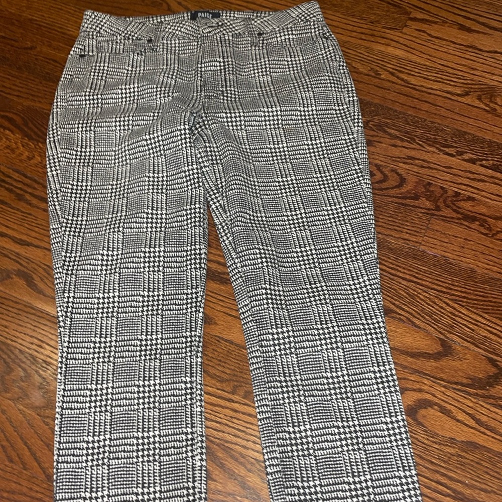 PAIGE Hoxtron Ultra Skinny pants black white Size 30